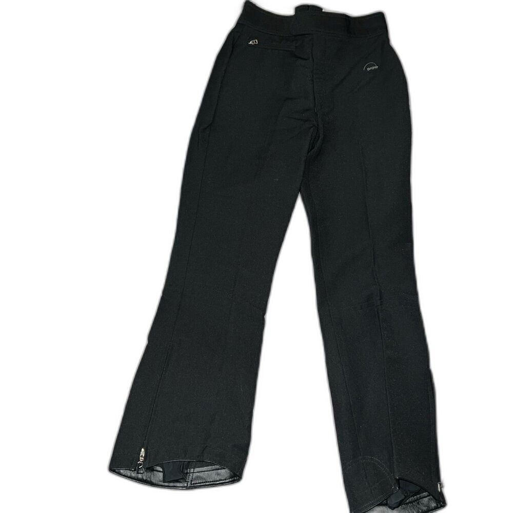 Vintage Bogner Black Stirrup Ski Pants